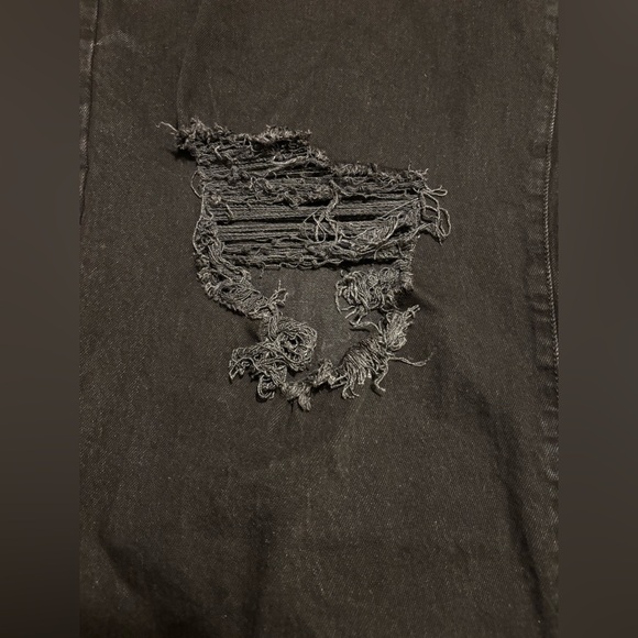 Wild Fable black Highest Rise baggy distressed jeans, 18W - Picture 9 of 15